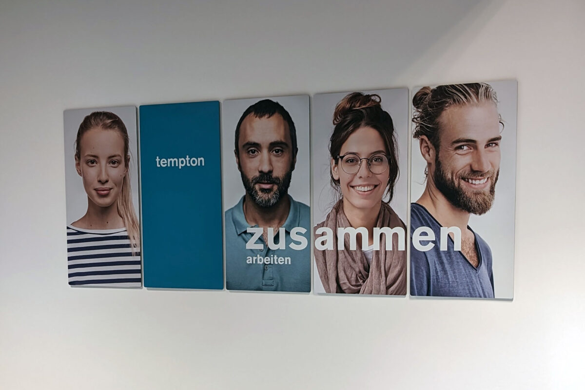 Bilderdruck auf Aluminiumverbund in Frankfurt