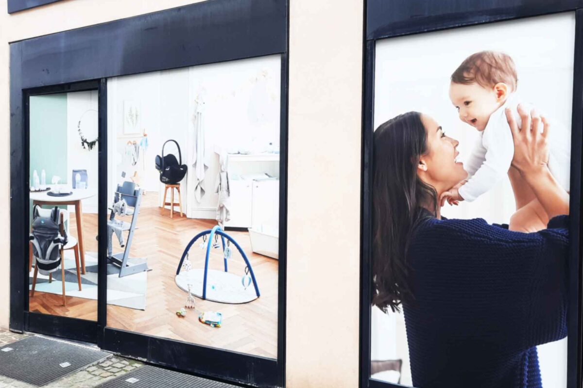 Schaufensterbeschriftung mit Digitaldruck in Frankfurt