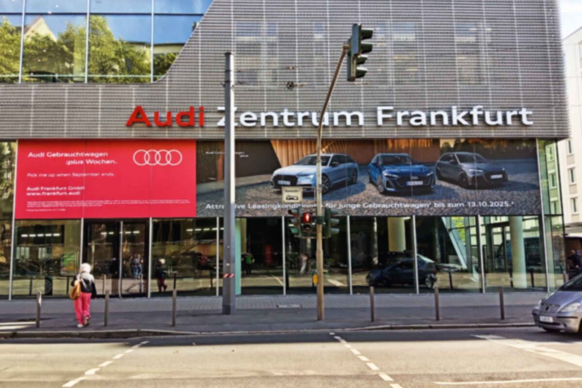 Schaufensterbeschriftung mit Digitaldruck in Frankfurt