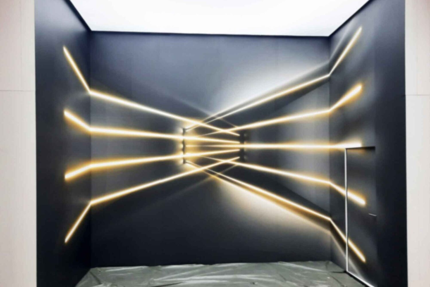 Fototapete1 fertige Wandgestaltung Gestaltung einer Wandfläche mit Fototapete Frankfurt Messe