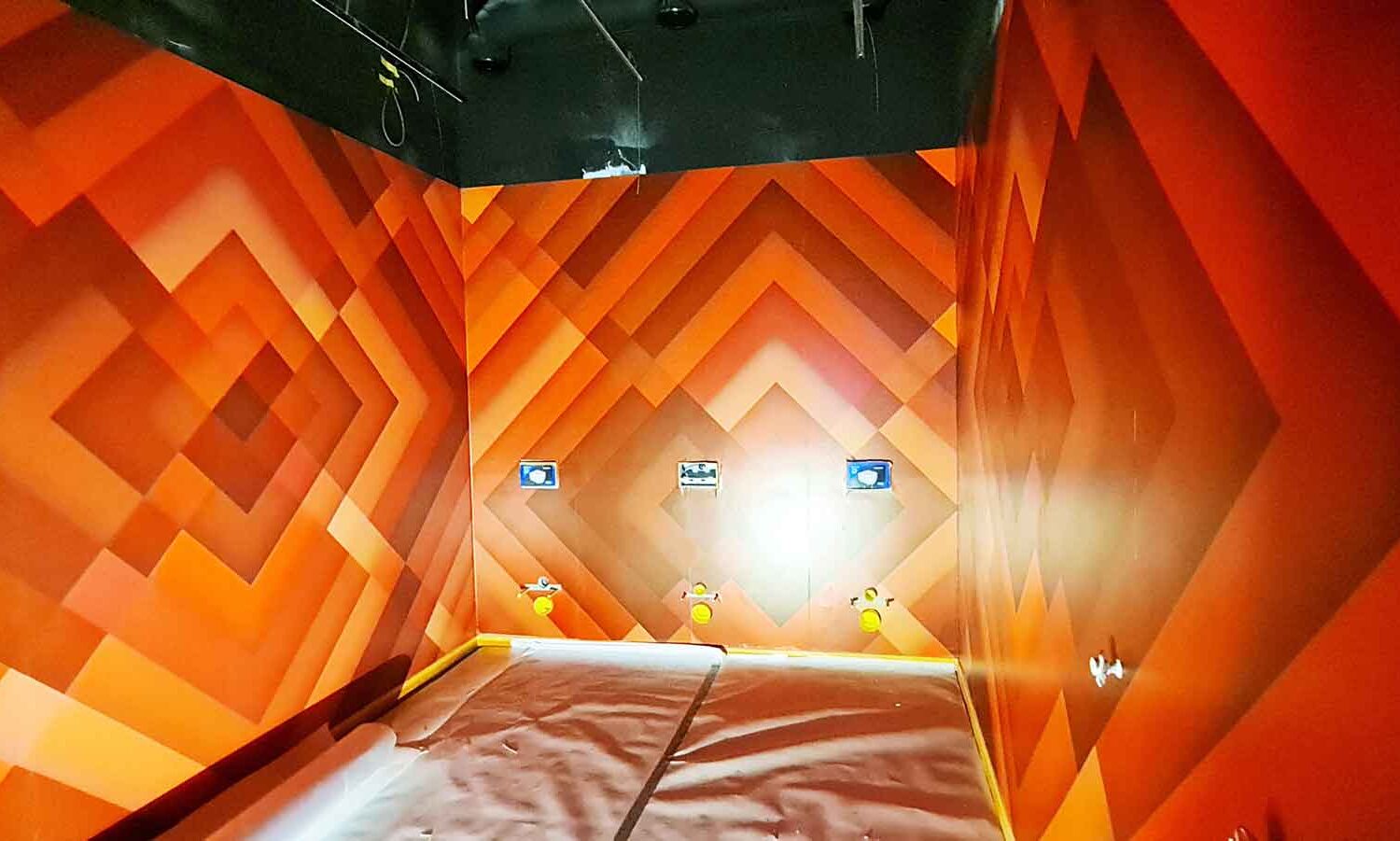 Fototapete3 Fototapeten Restaurant in der Innenstadt von Frankfurt am Main