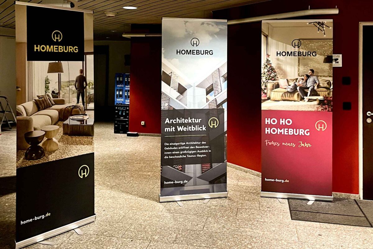 Rollups für Wescon Bad Homburg