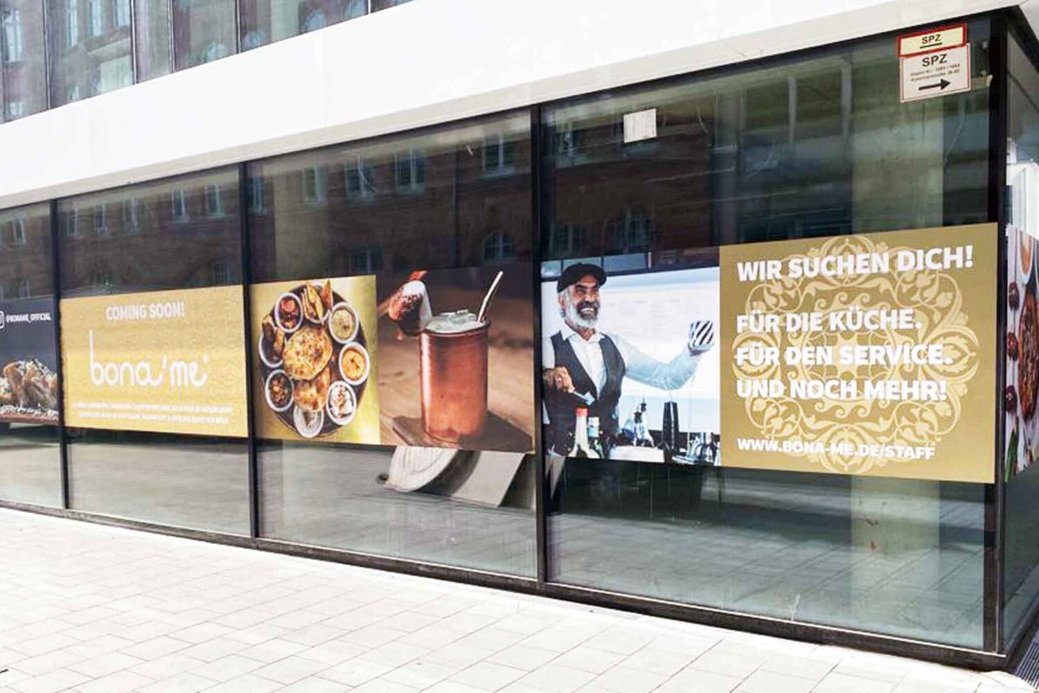 foliendruck-kurzfristig Schaufensterbeschriftung in Düsseldorf