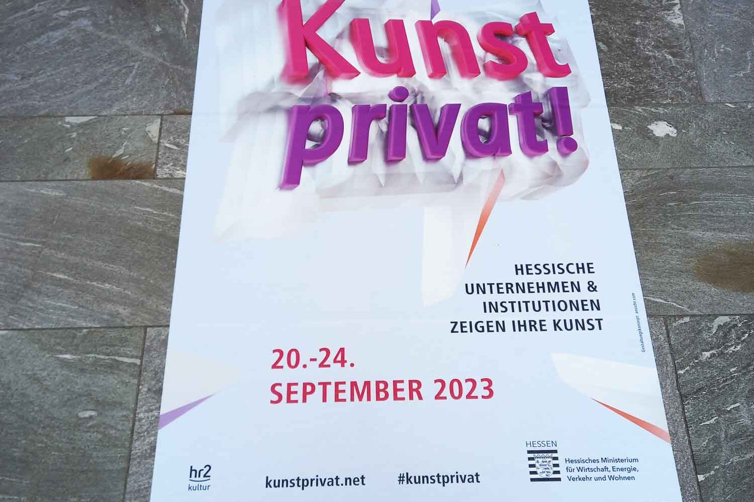 Bodenaufkleber Bodenaufkleber für Kunstausstellung